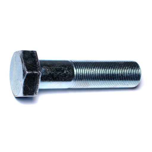 1"-14 x 4" Zinc Plated Grade 5 Steel Fine Thread Hex Cap Screws