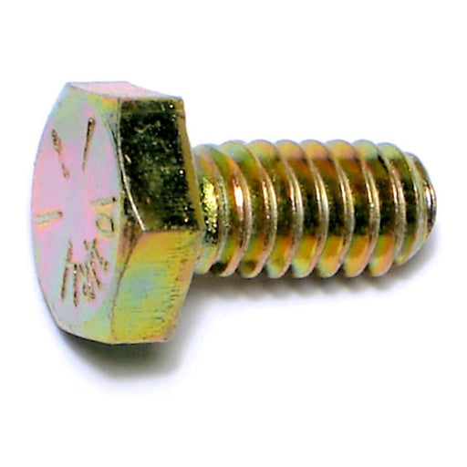1/4"-20 x 1/2" Zinc Plated Grade 8 Steel Coarse Thread Hex Cap Screws