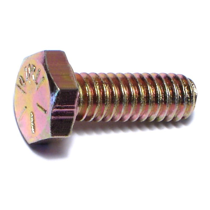 1/4"-20 x 3/4" Zinc Plated Grade 8 Steel Coarse Thread Hex Cap Screws