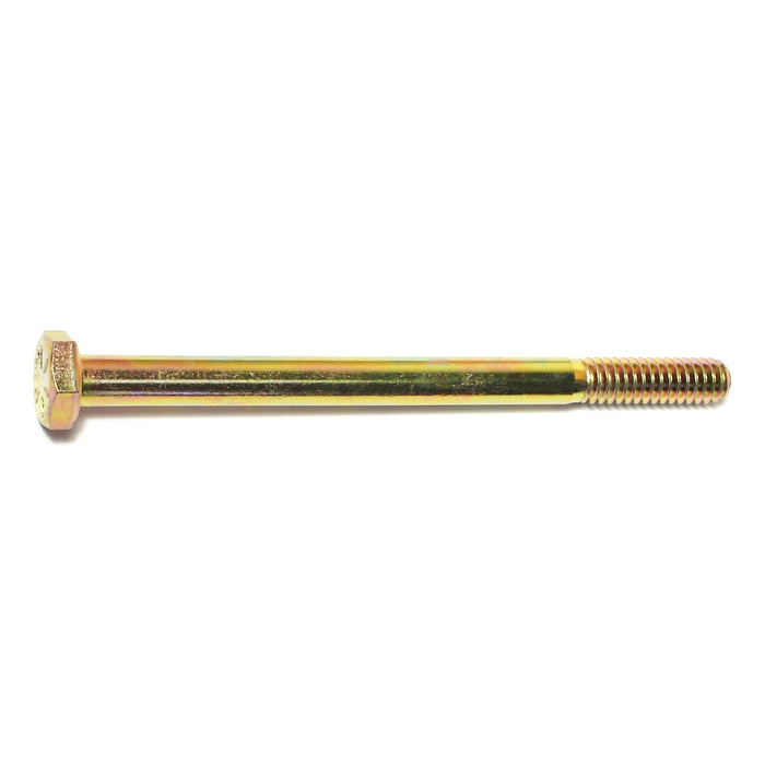 1/4"-20 x 3-1/2" Zinc Plated Grade 8 Steel Coarse Thread Hex Cap Screws