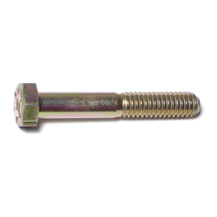 5/16"-18 x 2" Zinc Plated Grade 8 Steel Coarse Thread Hex Cap Screws