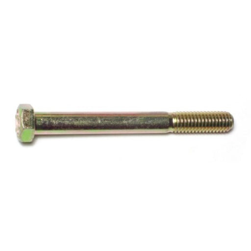3/8"-16 x 3-1/2" Zinc Plated Grade 8 Steel Coarse Thread Hex Cap Screws