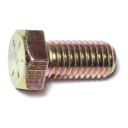 1/2"-13 x 1" Zinc Plated Grade 8 Steel Coarse Thread Hex Cap Screws