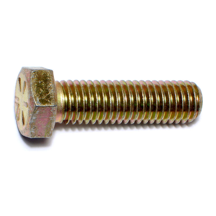 1/2"-13 x 1-3/4" Zinc Plated Grade 8 Steel Coarse Thread Hex Cap Screws