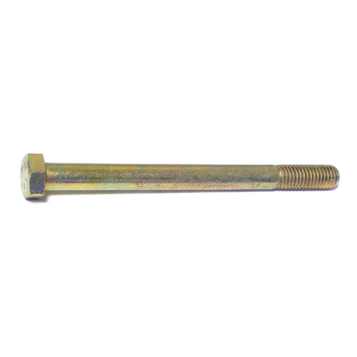 1/2"-13 x 6" Zinc Plated Grade 8 Steel Coarse Thread Hex Cap Screws