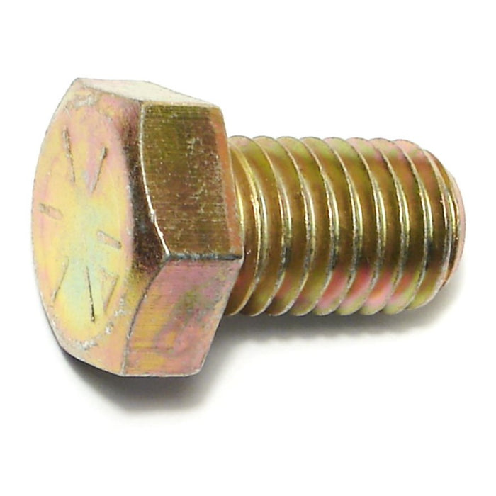 5/8"-11 x 1" Zinc Plated Grade 8 Steel Coarse Thread Hex Cap Screws