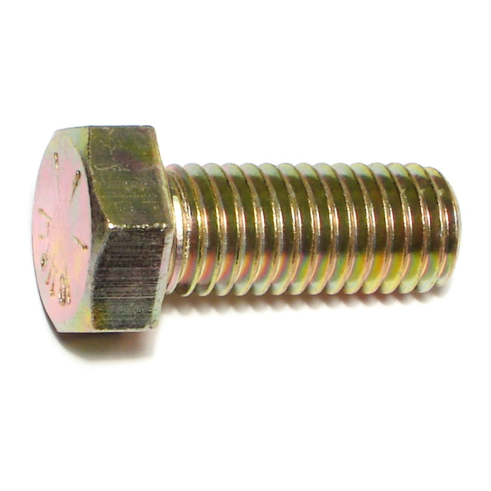 5/8"-11 x 1-1/2" Zinc Plated Grade 8 Steel Coarse Thread Hex Cap Screws