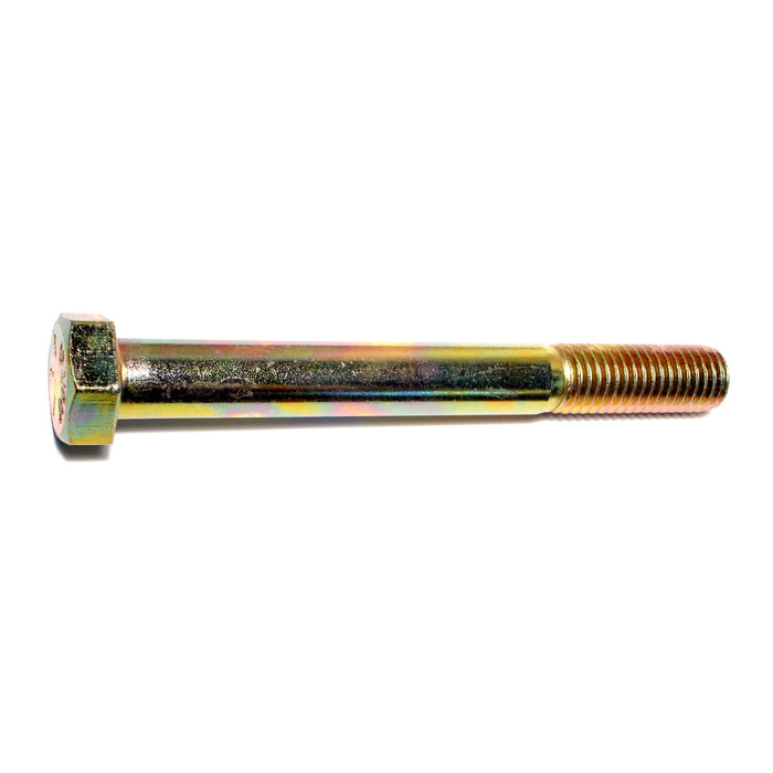 5/8"-11 x 5-1/2" Zinc Plated Grade 8 Steel Coarse Thread Hex Cap Screws