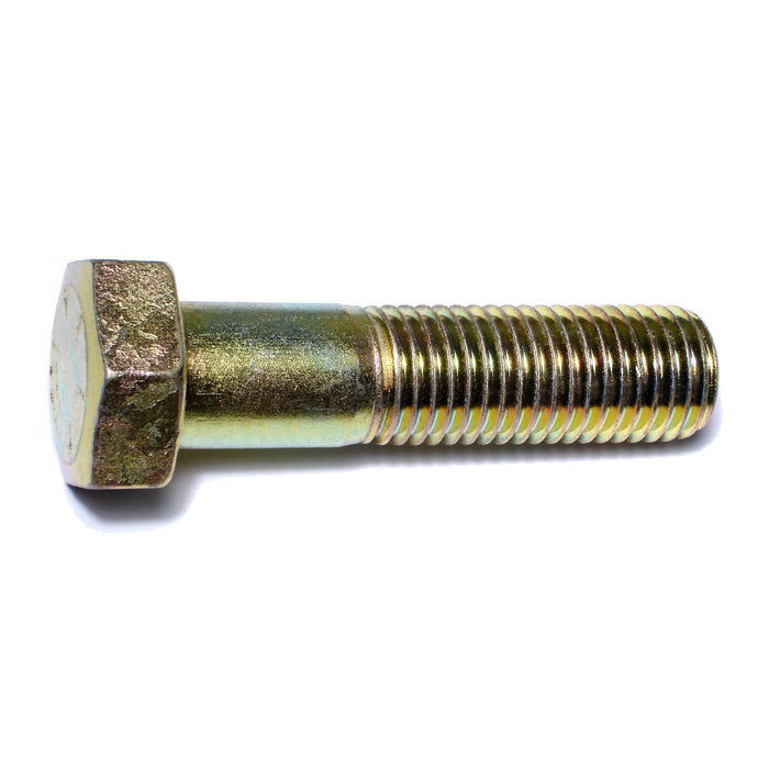 7/8"-9 x 3-1/2" Zinc Plated Grade 8 Steel Coarse Thread Hex Cap Screws