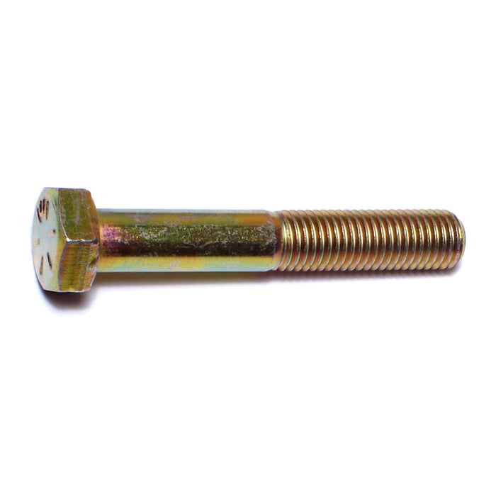 5/16"-24 x 2" Zinc Plated Grade 8 Steel Fine Thread Hex Cap Screws