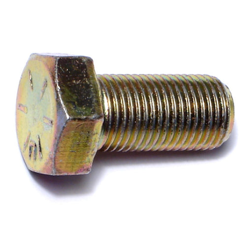 1/2"-20 x 1" Zinc Plated Grade 8 Steel Fine Thread Hex Cap Screws