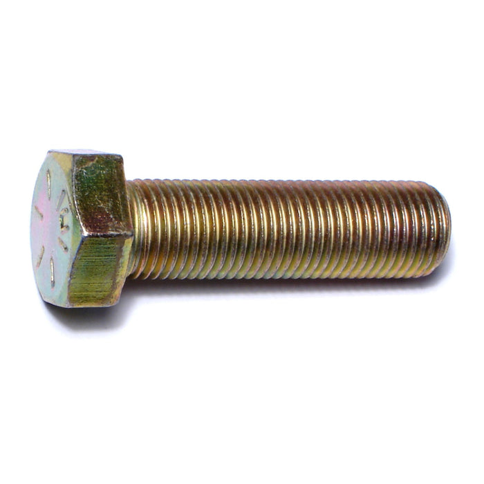 1/2"-20 x 1-3/4" Zinc Plated Grade 8 Steel Fine Thread Hex Cap Screws