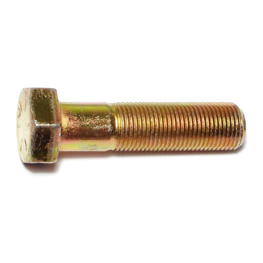 5/8"-18 x 2-1/2" Zinc Plated Grade 8 Steel Fine Thread Hex Cap Screws