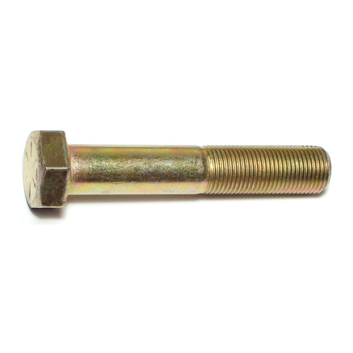 5/8"-18 x 3-1/2" Zinc Plated Grade 8 Steel Fine Thread Hex Cap Screws