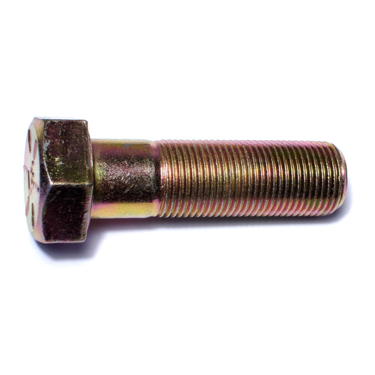 7/8"-14 x 3" Zinc Plated Grade Steel Fine Thread Hex Cap Screws —  MonsterFastener