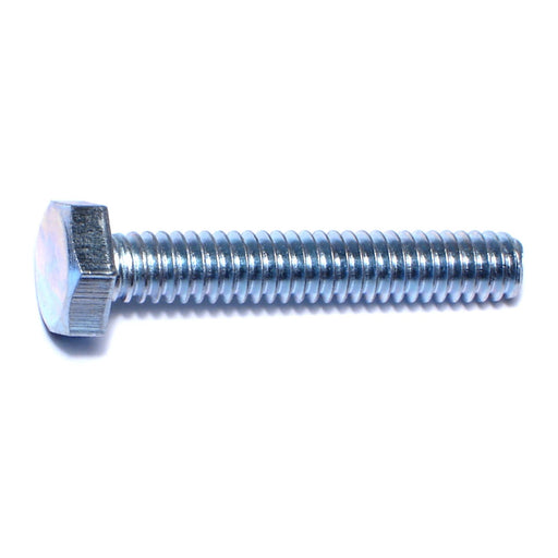 1/4"-20 x 1-1/2" Zinc Plated Steel Coarse Full Thread Hex Head Tap Bolts