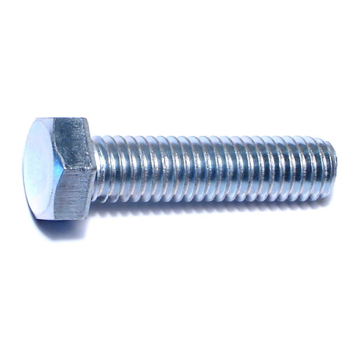 3/8"-16 x 1-1/2" Zinc Plated Steel Coarse Full Thread Hex Head Tap Bolts