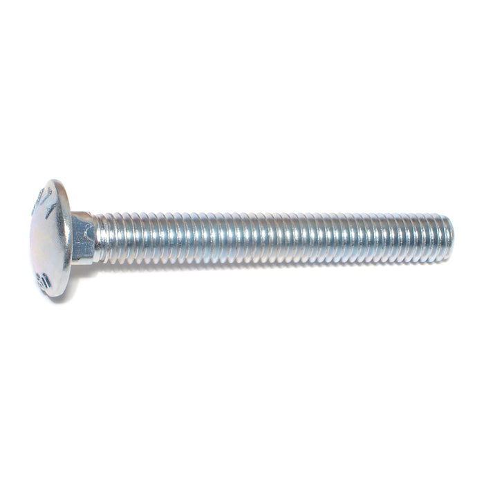 3/8"-16 x 3" Zinc Plated Grade 2 / A307 Steel Coarse Thread Carriage Bolts