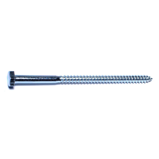 1/4" x 4-1/2" Zinc Plated Grade 2 / A307 Steel Hex Head Lag Screws