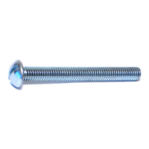 3/8"-16 x 3-1/2" Zinc Plated Steel Coarse Thread Slotted Round Head Machine Screws