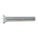 #8-32 x 1-1/4" Zinc Plated Steel Coarse Thread Slotted Flat Head Machine Screws