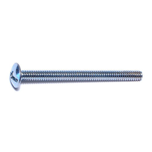 #10-24 x 2-1/2" Zinc Plated Steel Coarse Thread Combo Truss Head Machine Screws