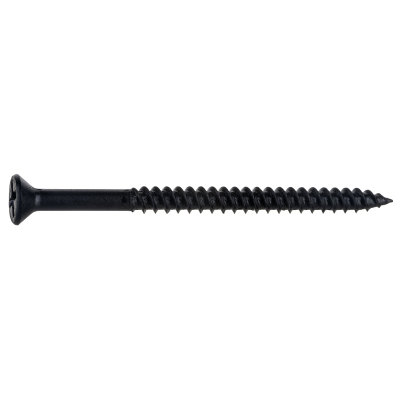 #6 x 2" Black Phosphate Steel Phillips Flat Head TwinFast Wood Screws