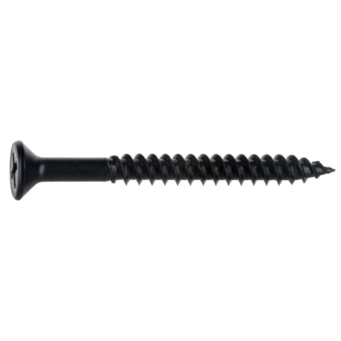 #10 x 1-3/4" Black Phosphate Steel Phillips Flat Head TwinFast Wood Screws