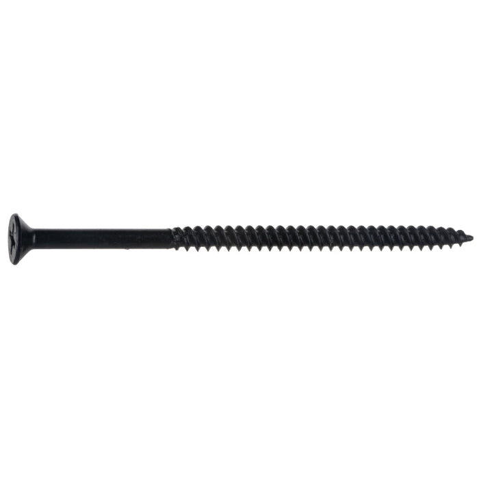 #10 x 3" Black Phosphate Steel Phillips Flat Head TwinFast Wood Screws