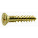 #6 x 3/4" Brass Phillips Flat Head Wood Screws