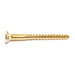 #8 x 2" Brass Phillips Flat Head Wood Screws