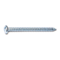 #8 x 2" Zinc Plated Steel Combo Pan Head Sheet Metal Screws