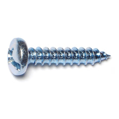 #14 x 1-1/4" Zinc Plated Steel Combo Pan Head Sheet Metal Screws