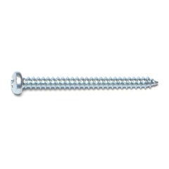 #8 x 2" Zinc Plated Steel Phillips Pan Head Sheet Metal Screws