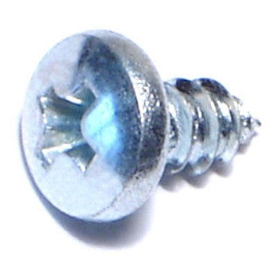 #10 x 3/8" Zinc Plated Steel Phillips Pan Head Sheet Metal Screws
