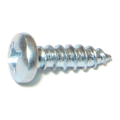 #12 x 3/4" Zinc Plated Steel Phillips Pan Head Sheet Metal Screws