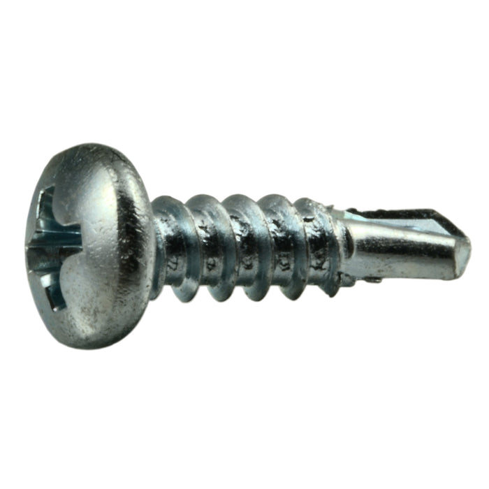 #6-20 x 1/2" Zinc Plated Steel Phillips Pan Head Self-Drilling Screws
