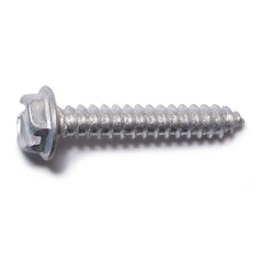 #8 x 1" Aluminum Slotted Hex Washer Head Sheet Metal Screws