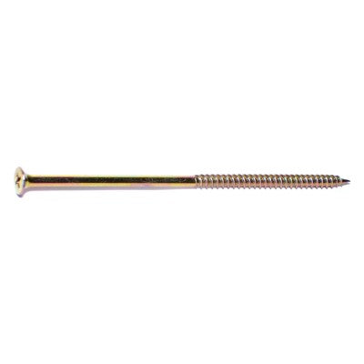 #10 x 5" Zinc Plated Steel Coarse Thread Phillips Bugle Head All Purpose Screws