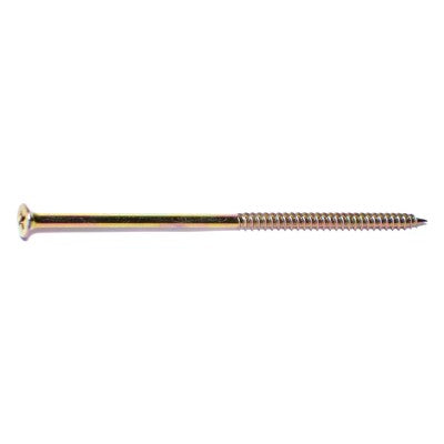 #10 x 5" Zinc Plated Steel Coarse Thread Phillips Bugle Head All Purpose Screws