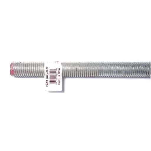 1"-8 x 36" Zinc Plated Grade 2 Steel Coarse Thread Threaded Rods