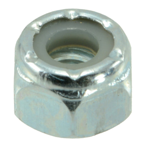 1/4"-20 Zinc Plated Grade 2 Steel Coarse Thread Nylon Insert Lock Nuts