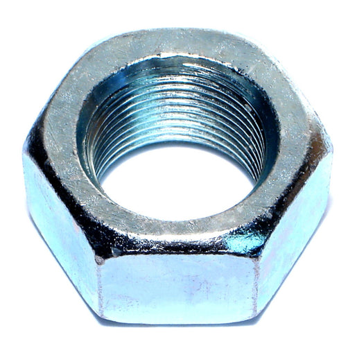 1"-14 Zinc Plated Grade 2 Steel Fine Thread Finished Hex Nuts