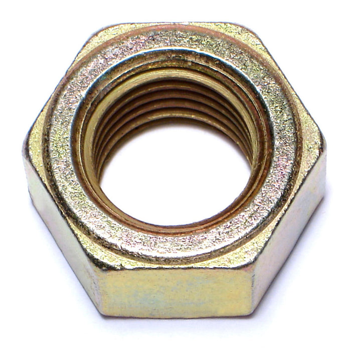 1"-8 Zinc Plated Grade 8 Steel Coarse Thread Hex Nuts