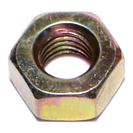 1/4"-28 Zinc Plated Grade 8 Steel Fine Thread Hex Nuts