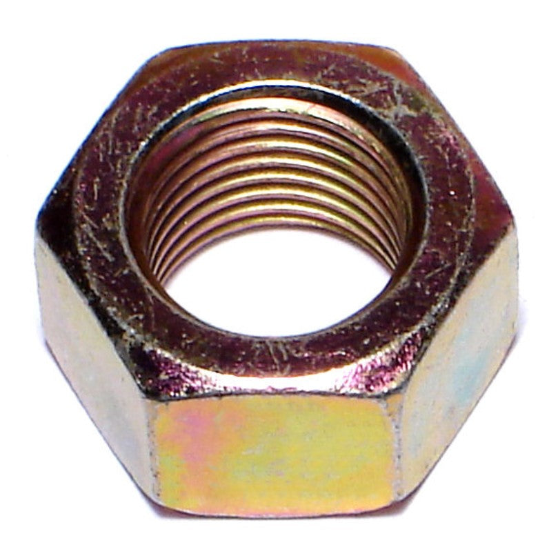 1/2"-20 Zinc Plated Grade 8 Steel Fine Thread Hex Nuts
