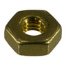 #8-32 Brass Coarse Thread Hex Machine Screw Nuts