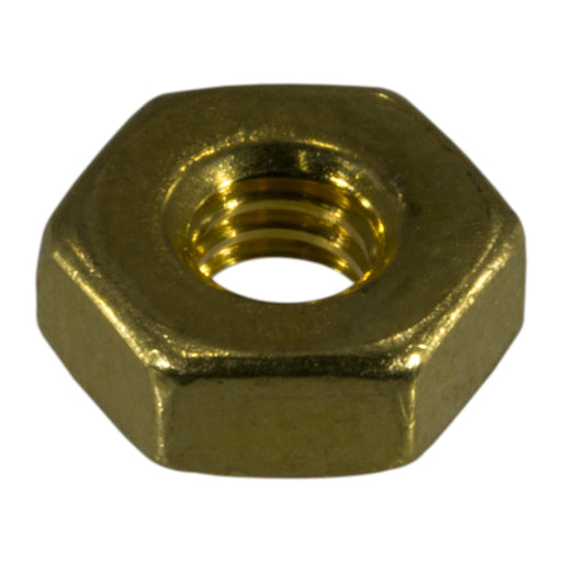 #8-32 Brass Coarse Thread Hex Machine Screw Nuts