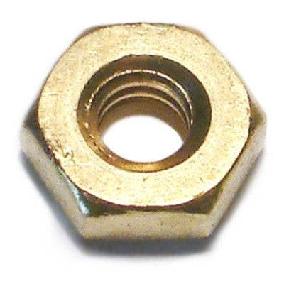 #12-24 Brass Coarse Thread Hex Machine Screw Nuts