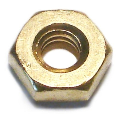 #12-24 Brass Coarse Thread Hex Machine Screw Nuts
